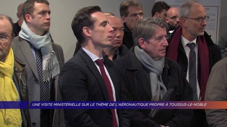 Yvelines | Une visite ministérielle sur le thème de l’aéronautique propre à Toussus-le-Noble
