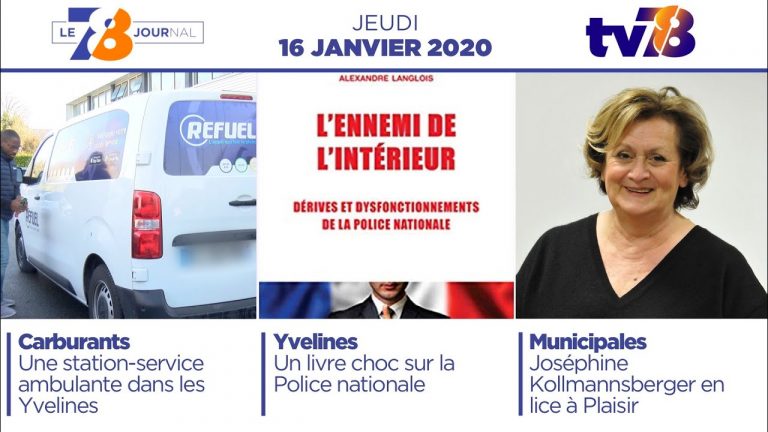7/8 Le Journal. Edition du jeudi 16 janvier 2020