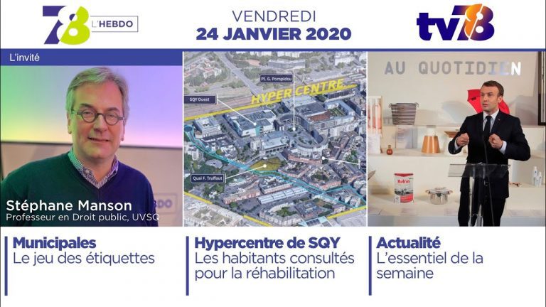 7/8 L’Hebdo. Edition du vendredi 24 janvier 2020