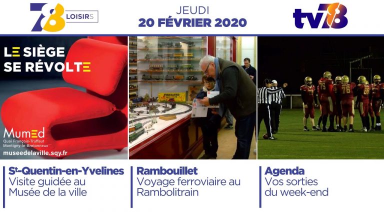7/8 Loisirs. Emission du jeudi 20 février 2020