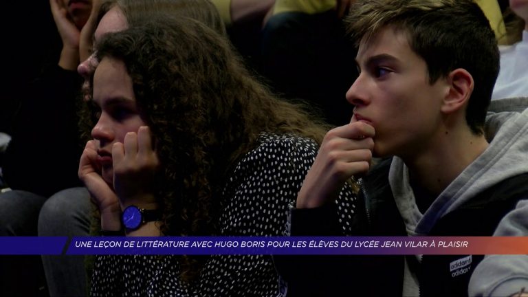 Yvelines | Une leçon de littérature avec Hugo Boris pour les élèves du lycée Jean Vilar à Plaisir