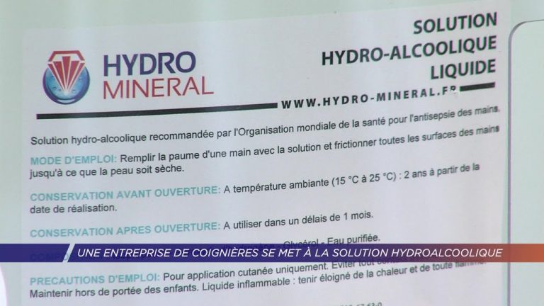 Yvelines | Une entreprise de Coignières se met à la solution hydroalcoolique