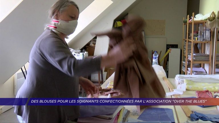 Yvelines | Des blouses pour les soignants confectionnées par l’association  » Over the Blues «