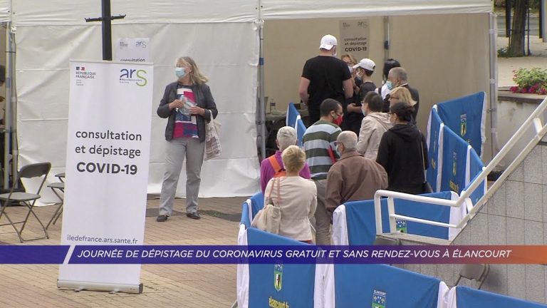 Journée de dépistage du coronavirus gratuit et sans rendez-vous à Elancourt
