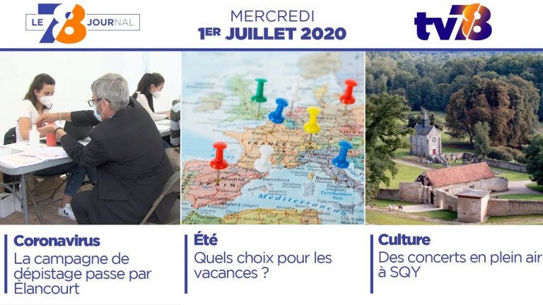 7/8 Le Journal. Edition du mercredi 1er juillet 2020