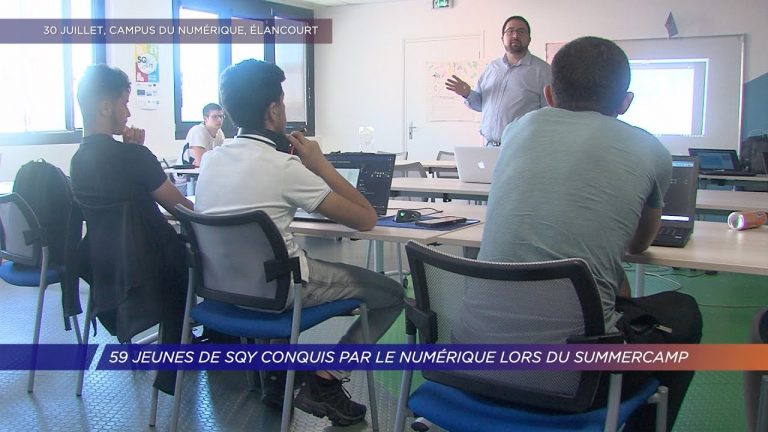 59 jeunes de SQY conquis par le numérique lors du Summercamp