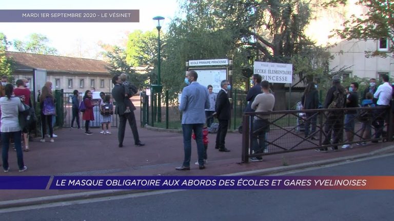 Yvelines | Le masque obligatoire aux abords des écoles et gares yvelinoises