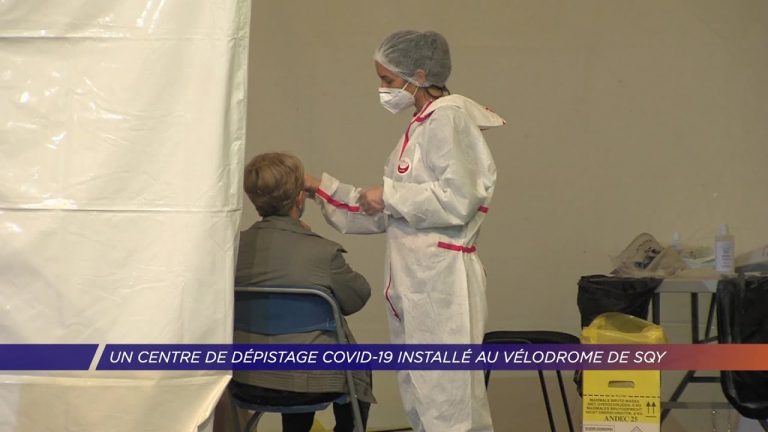 Yvelines | Un centre de dépistage Covid-19 installé au Vélodrome de SQY
