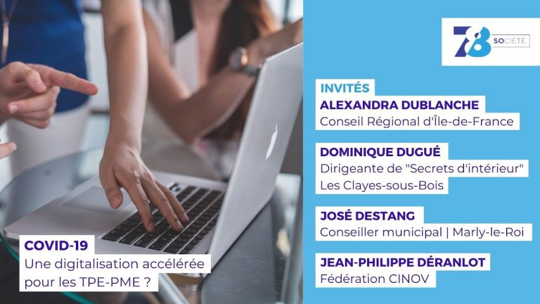 7/8 Société. La transition digitale pour les TPE/PME accélérée par la crise sanitaire ?