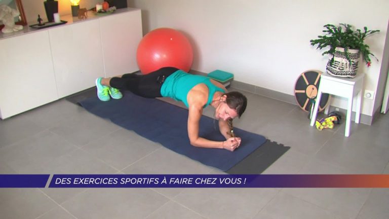 Yvelines | Des exercices sportifs à faire chez vous !