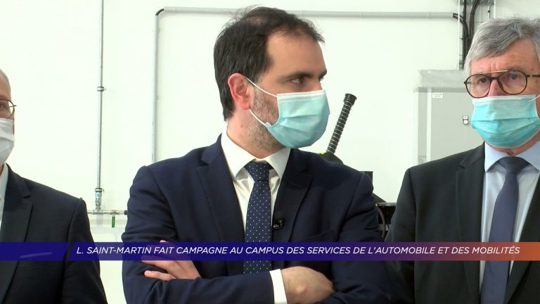 Yvelines | L. Saint-Martin fait campagne au Campus des services de l’automobile et des mobilités