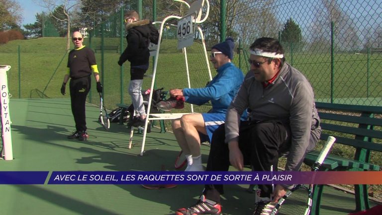 Yvelines | Avec le soleil, les raquettes sont de sortie à Plaisir