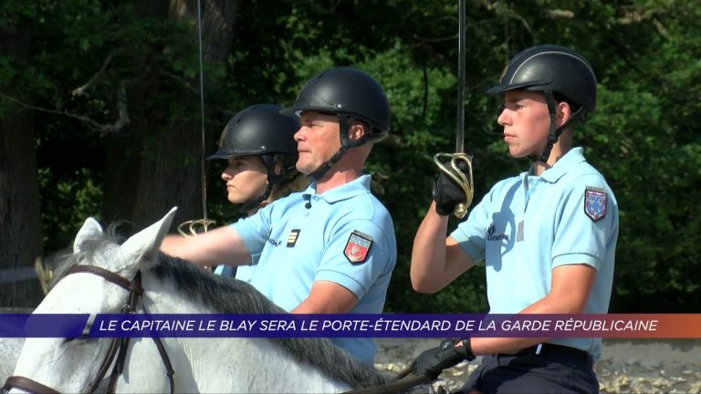 Yvelines | Le capitaine Le Blay sera le porte-étendard de la garde républicaine