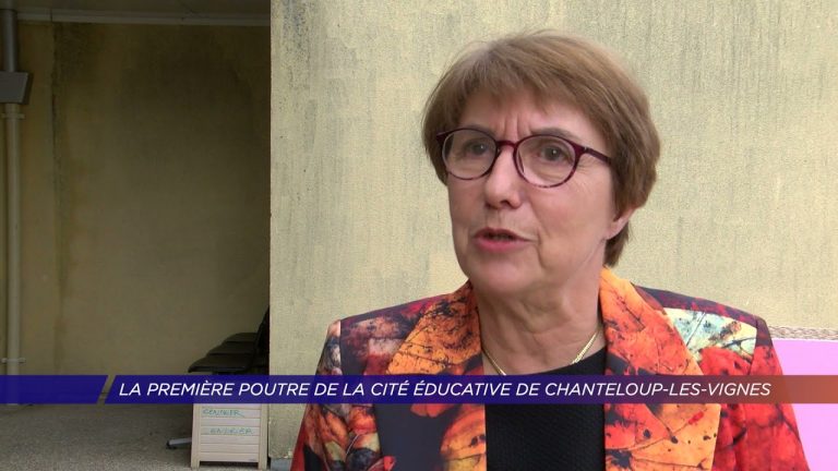 Yvelines | La première poutre de la cité éducative de Chanteloup-les-Vignes