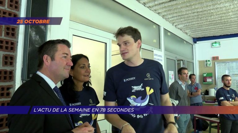 Yvelines | L’actu de la semaine en 78 secondes (du 25 au 29 octobre 2021)