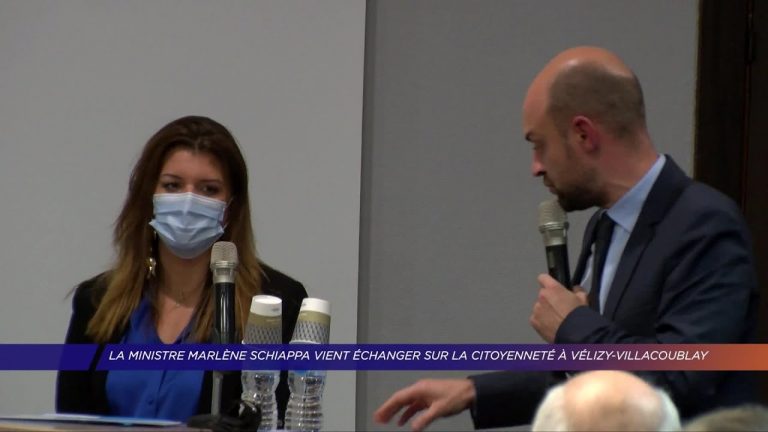 Yvelines | LA MINISTRE MARLÈNE SCHIAPPA VIENT ÉCHANGER SUR LA CITOYENNETÉ À VÉLIZY-VILLACOUBLAY