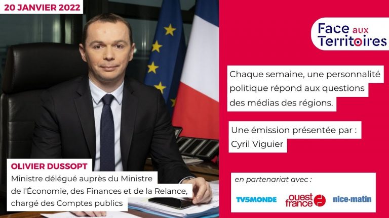 Olivier Dussopt, Ministre délégué à l’Économie, face aux territoires