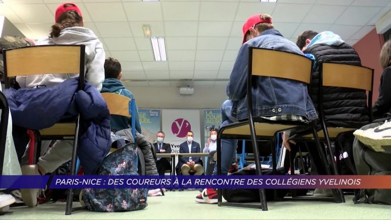 Yvelines | Paris-Nice : des coureurs à la rencontre des collégiens yvelinois
