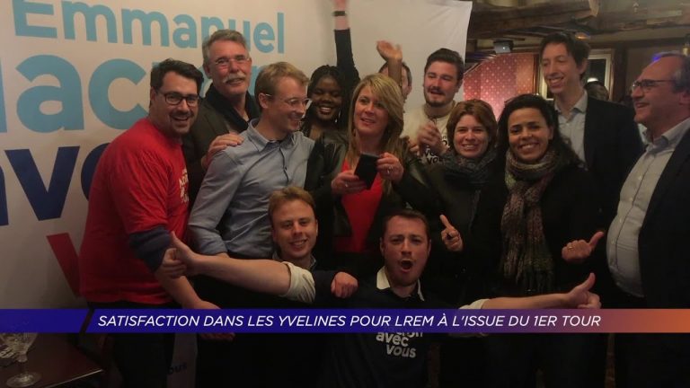 Yvelines | Satisfaction au QG LREM à Versailles face aux résultats du 1er tour
