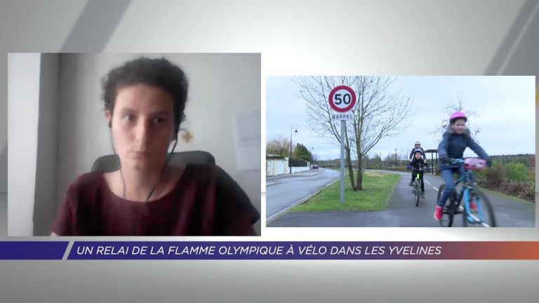 Yvelines | Interview express : un relai de la flamme olympique à vélo dans les Yvelines