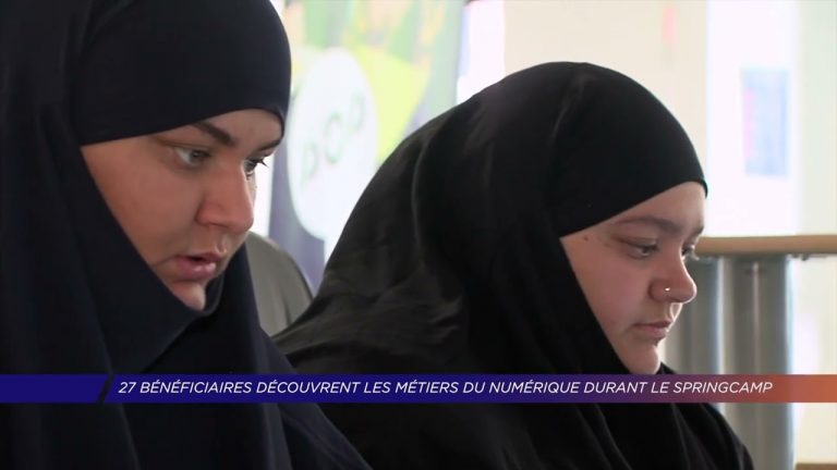 Yvelines | 27 bénéficiaires découvrent les métiers du numérique durant le SpringCamp