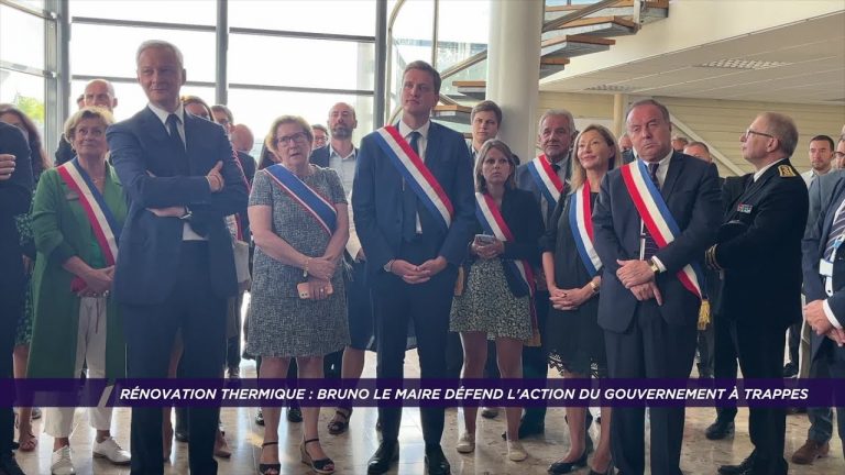 Yvelines | Rénovation thermique : Bruno Le Maire défend l’action du gouvernement à Trappes