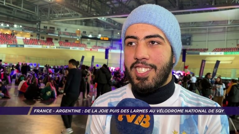 Yvelines | France-Argentine : De la joie puis des larmes au Vélodrome national de SQY