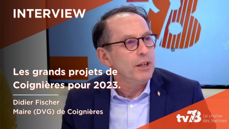 Les grands projets de Coignières avec Didier Fischer maire (DVG) de la commune