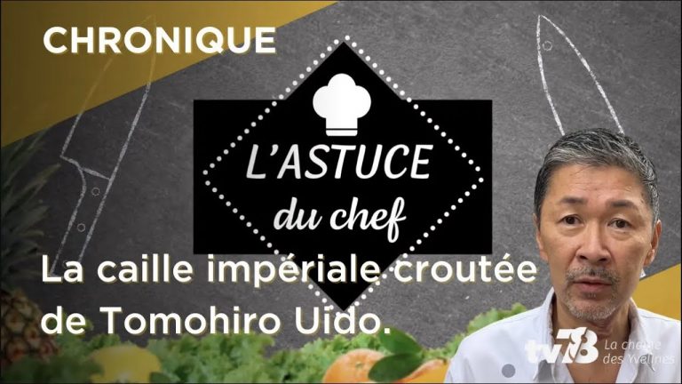 L’astuce du chef : Caille impériale croutée avec Tomohiro Uido
