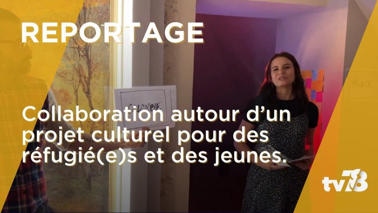 Des réfugiés et des jeunes Cernaysiens présentent une visite théâtralisée