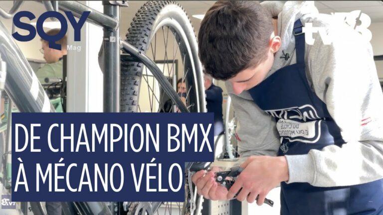 Champion de BMX, il se forme aujourd’hui à la mécanique vélo à l’INCM de Guyancourt