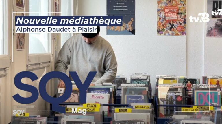 Plaisir : la médiathèque Alphonse Daudet ouvre ses portes dans un nouveau lieu I SQY Mag