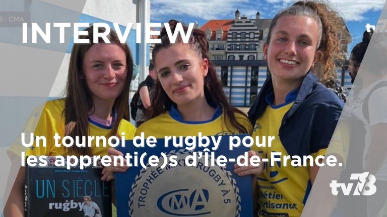 Les apprentis du CFA de Versailles à Marcoussis pour le tournoi mixte de rugby à 5