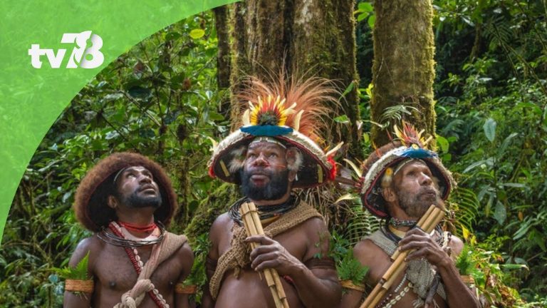 Un chef papou défend sa forêt devant des lycéens de Guyancourt