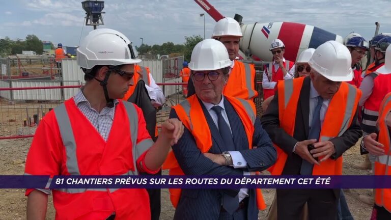 81 chantiers prévus sur les routes du département cet été