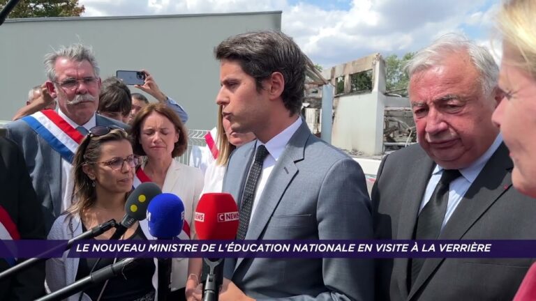 Le nouveau ministre de l’Éducation nationale en visite à La Verrière