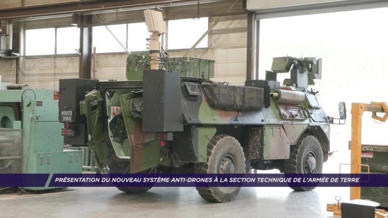 Présentation du nouveau système anti-drones à la Section Technique de l’Armée de Terre