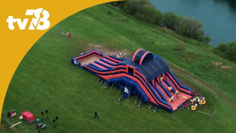 Le plus grand parcours gonflable d’Europe de passage à l’Île de loisirs de Saint-Quentin-en-Yvelines