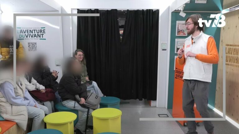 Un camion itinérant cultive l’enseignement agricole aux Clayes-Sous-Bois