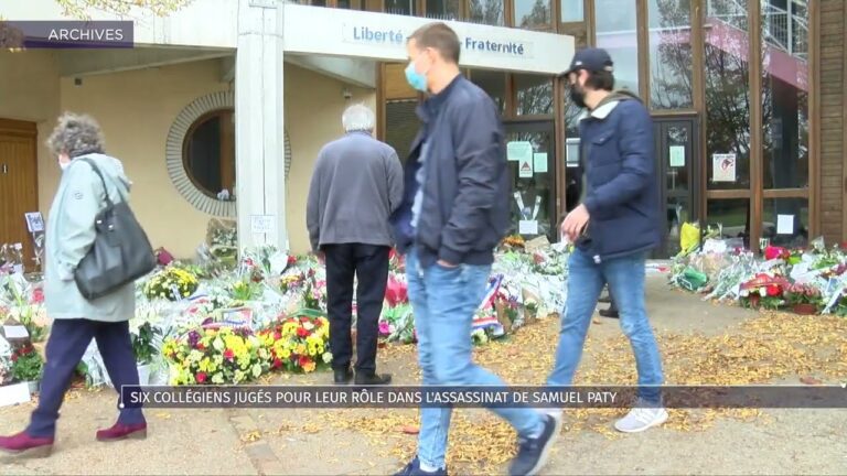 Six collégiens jugés pour leur rôle dans l’assassinat de Samuel Paty
