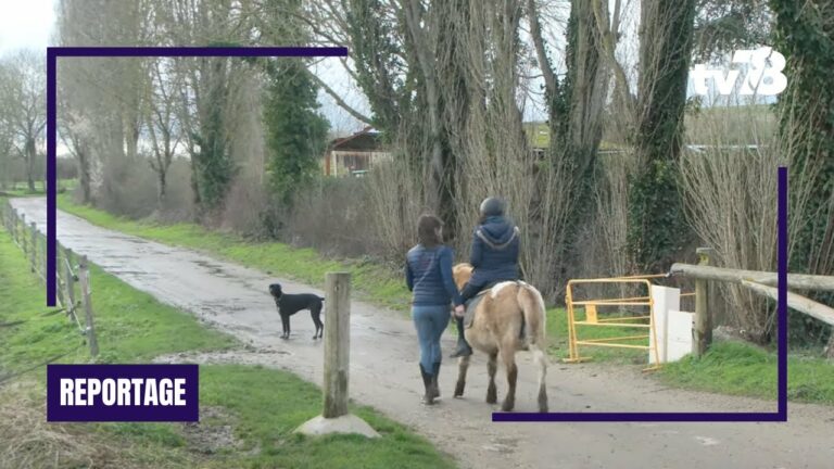 Juliette pratique l’équitation malgré son polyhandicap