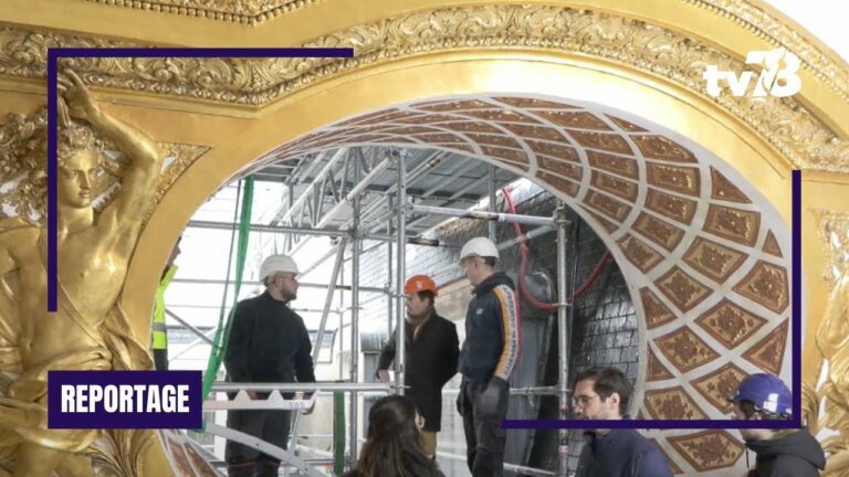 À la découverte des travaux de restauration de l’ « Antichambre de l’Œil-de-Bœuf »