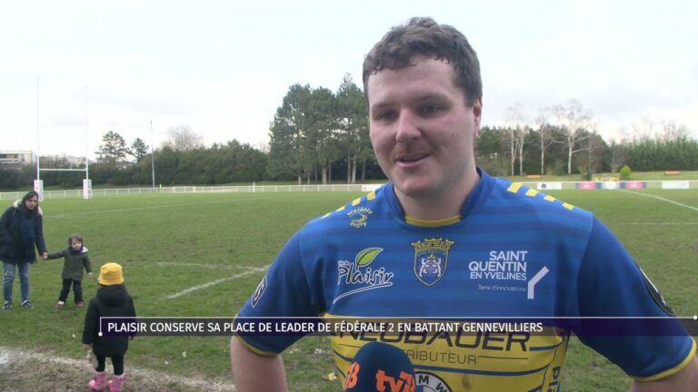 Rugby : Plaisir conserve sa place de leader de Fédérale 2 en battant Gennevilliers