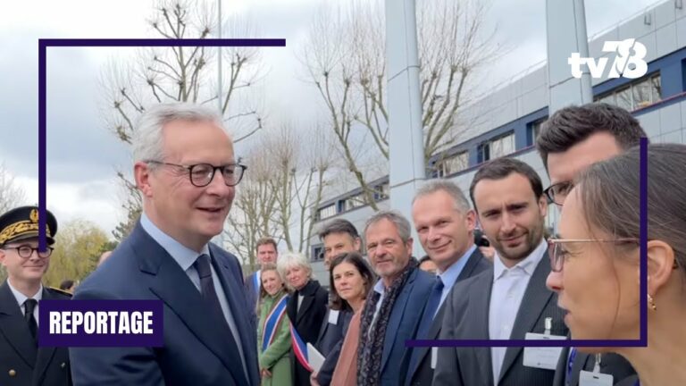 Buc : Bruno Le Maire en déplacement pour réaffirmer l’importance des économies d’énergie