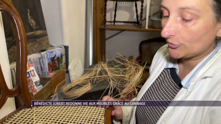 Bénédicte Jubert, l’art du cannage pour redonner vie aux meubles