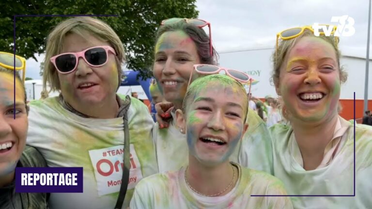Première édition de la color run à Montigny-le-Bretonneux