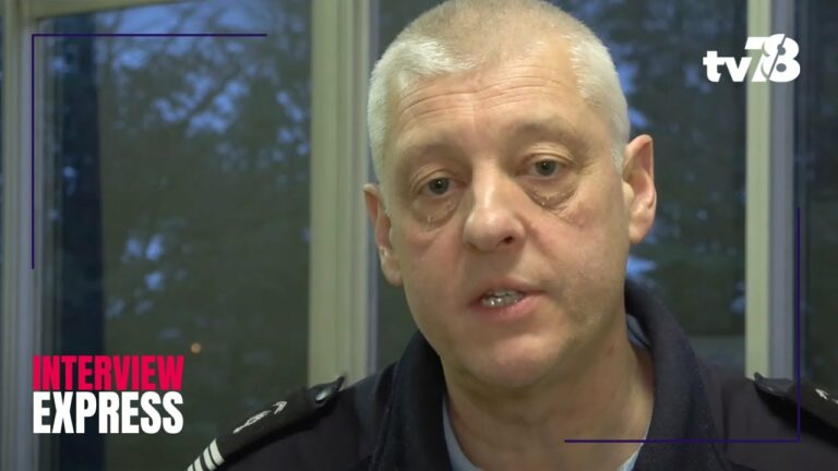 Présentation des réservistes de gendarmerie avec le colonel de réserve Patrick Soitout