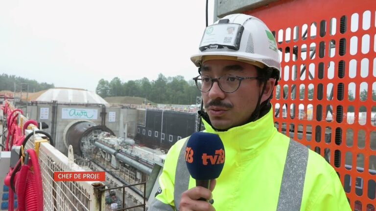 Awa, le dernier tunnelier de la ligne 18 est sur le départ à Guyancourt