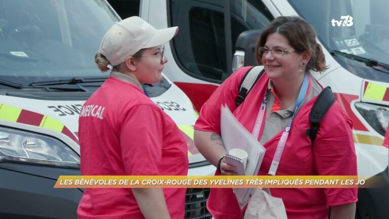 Les bénévoles de la Croix-Rouge des Yvelines très impliqués pendant les JO