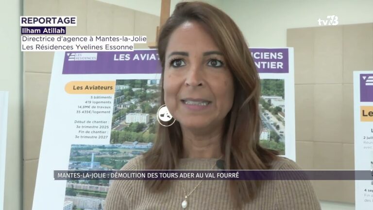 Mantes-la-Jolie : démolition des tours Ader au Val Fourré